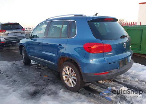 2017 Volkswagen Tiguan 2.0T Wolfsburg Edition from USA, damaged, VIN WVGSV7AX2HW509624